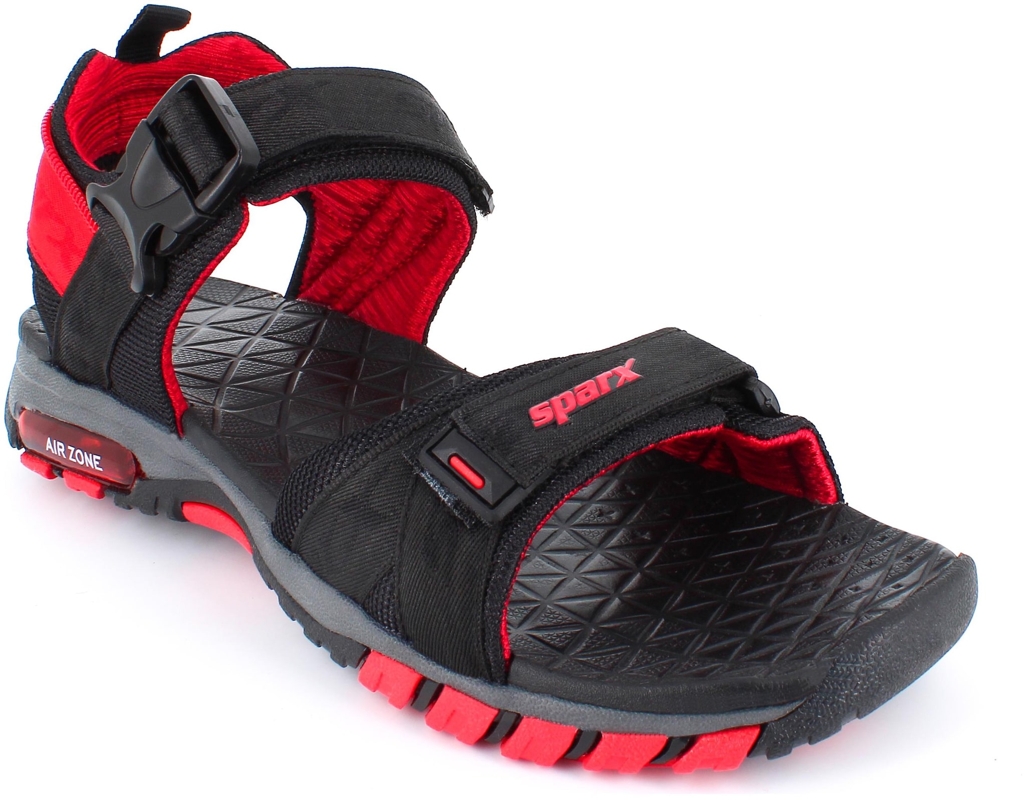 

Sparx Men Black Red Floaters