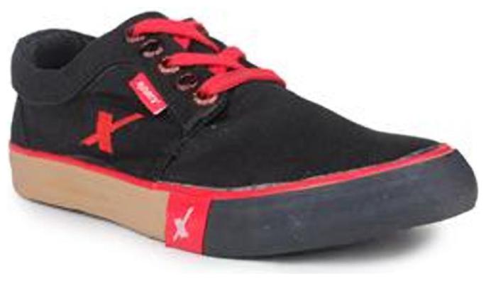 

Sparx Men s Black Sneakers (SM-175)