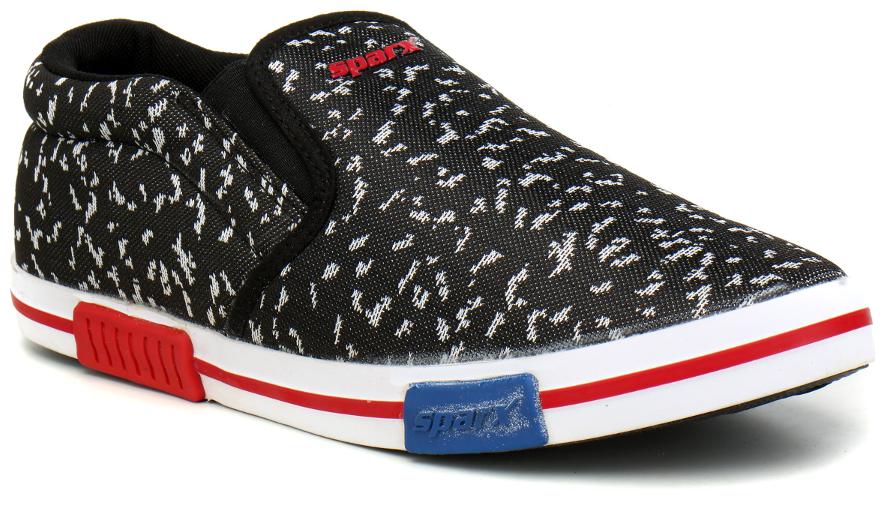 

Sparx Men s Black Red Sneakers (SM-320)