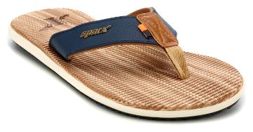 

Sparx Men s Beige Blue Slipper (SFG-2079)