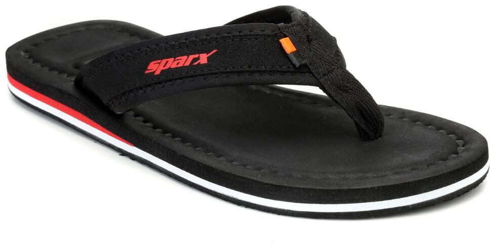 

Sparx Men s Black Red Slipper (SFG-48)