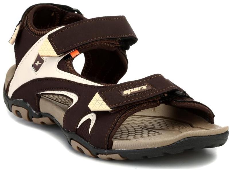 

Sparx Men s Brown Beige Sandal (SS-453)
