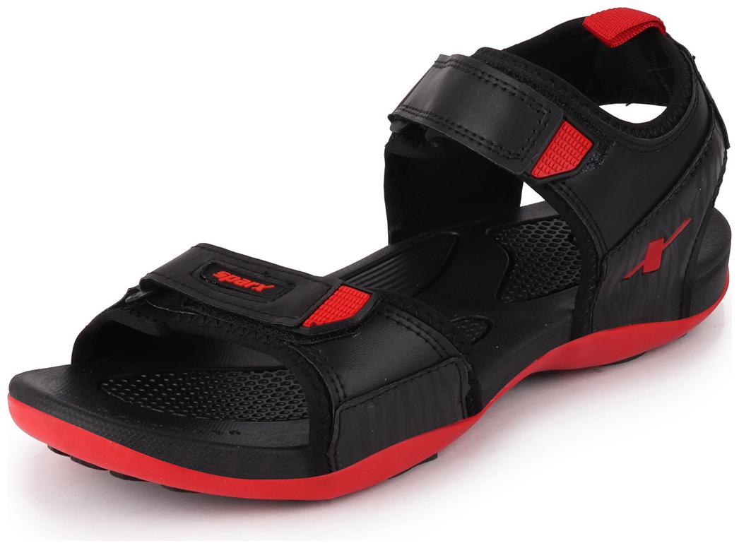 

Sparx Men Black Red Floaters