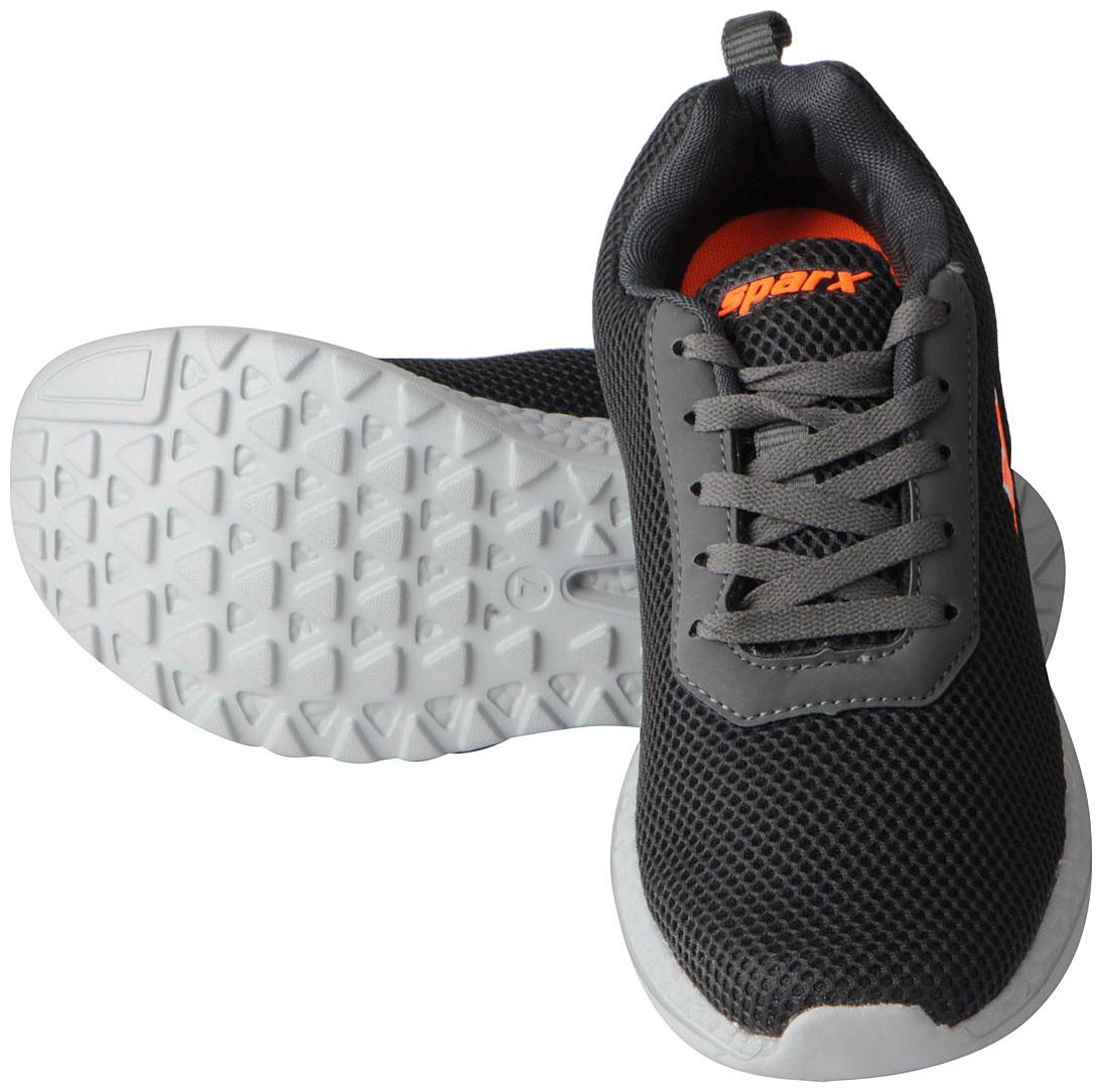 Sm 414 Sparx Black Shoes For Men Sparxmen Lace Up Running Shoes
