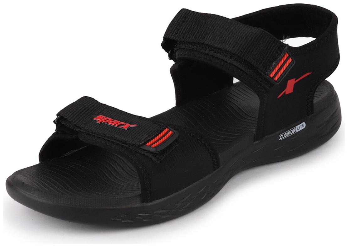 

Sparx Men Black Red Floaters