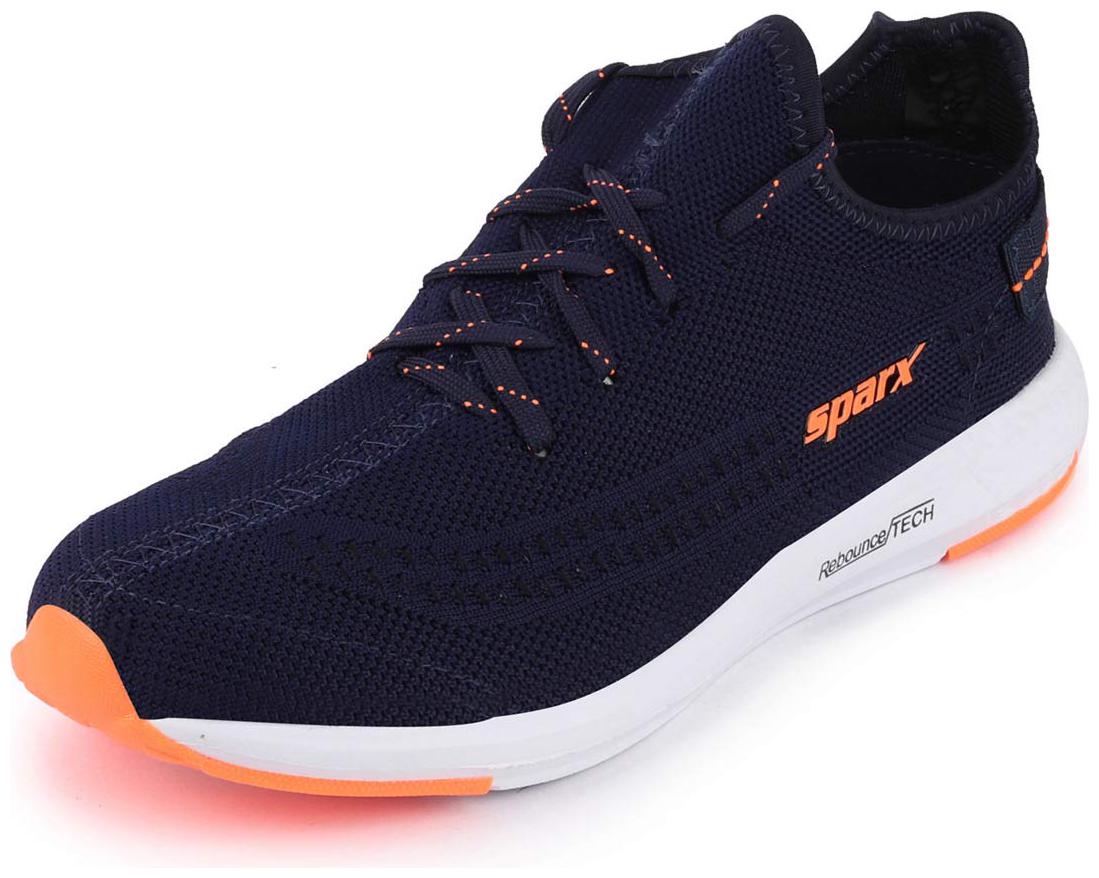 

Sparx Men SM-482 N BLUE N ORANGE Running Shoes ( Blue )