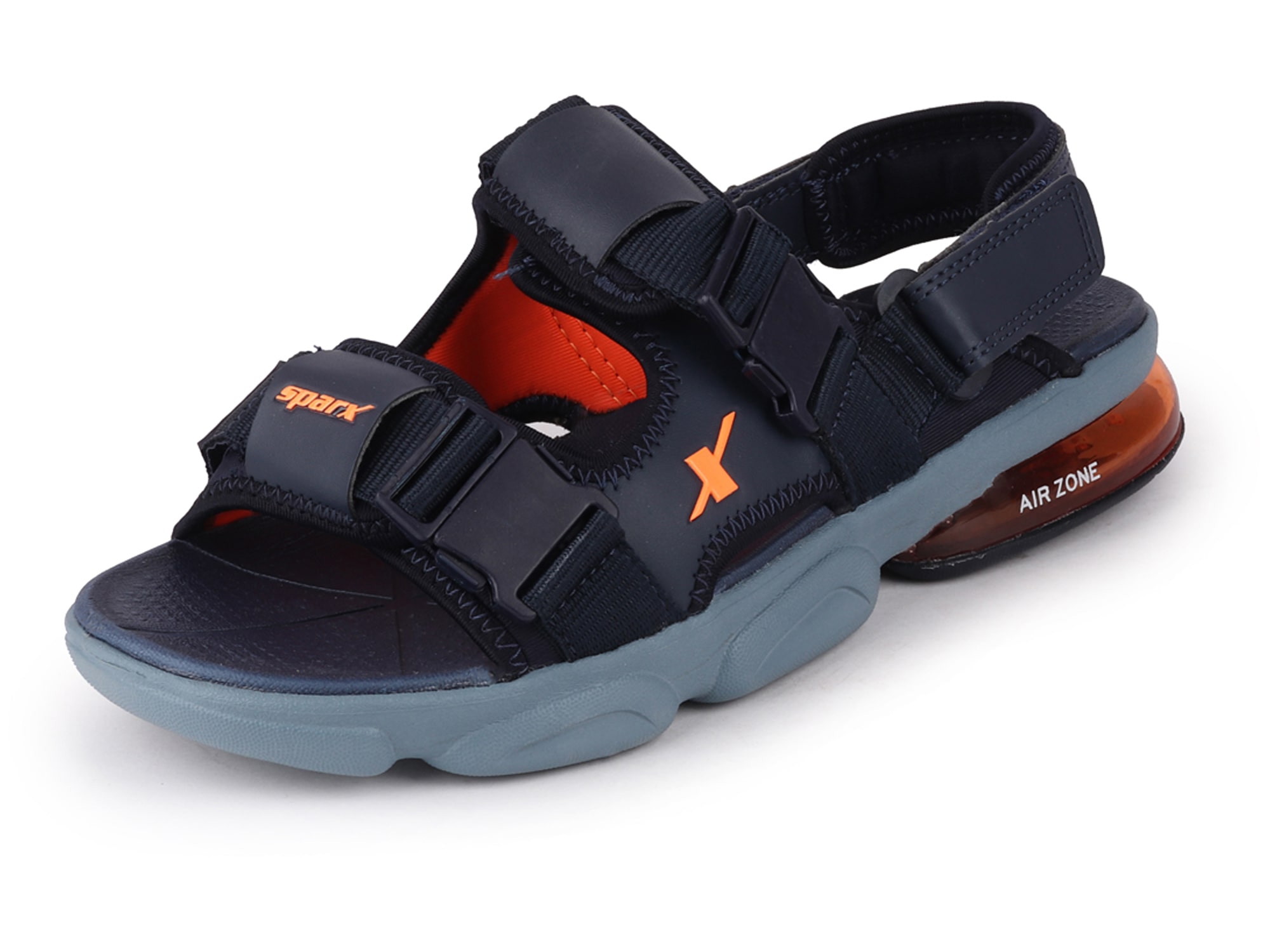 

Sparx Men Navy Blue Orange Floaters