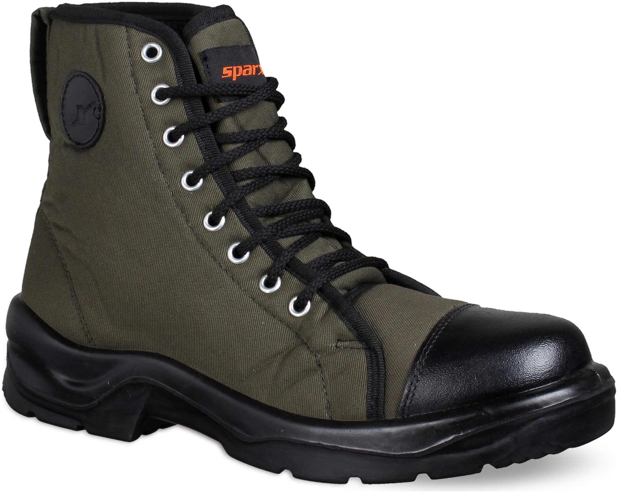 

Sparx Men Green Ankle Boots - SM-9020 - SX9020GOLBK