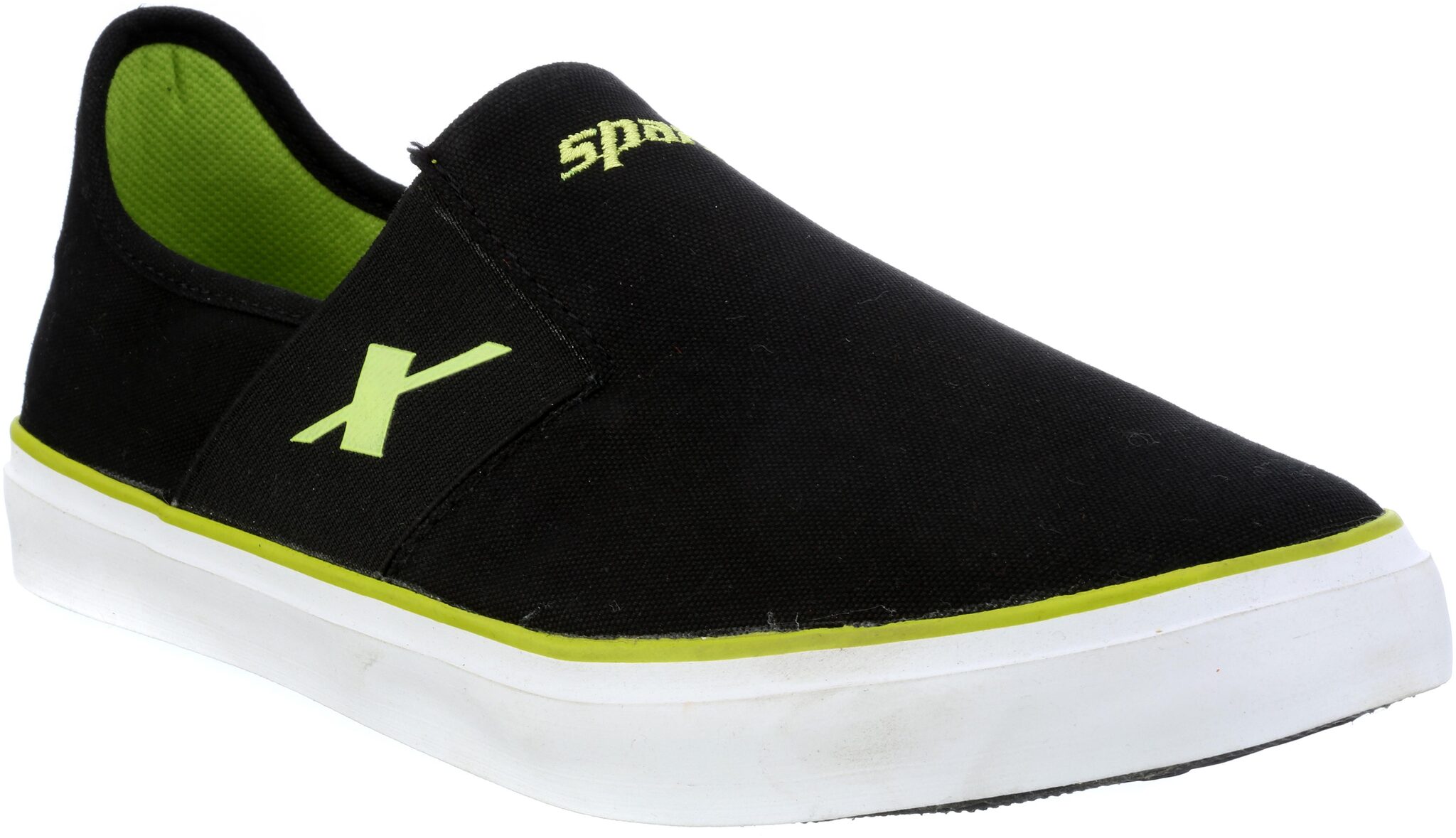

Sparx Men SM-214 Black Fluorescent Green Casual Shoes