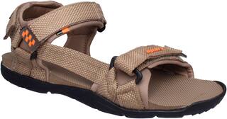 Sparx Men SS-474 Camel Fluorescent Orange Sandals