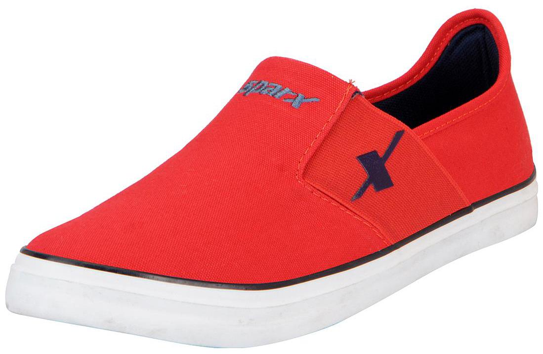 

Sparx Red Navy Men s Canvas Loafers