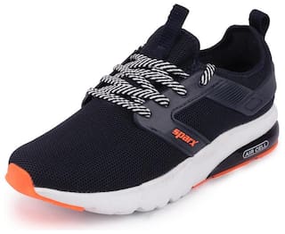 Sparx Men Sm 602 N Blue Neon Orange Running Shoes Blue For Men Buy Sparx Men S Sport Shoes Paytm Mall