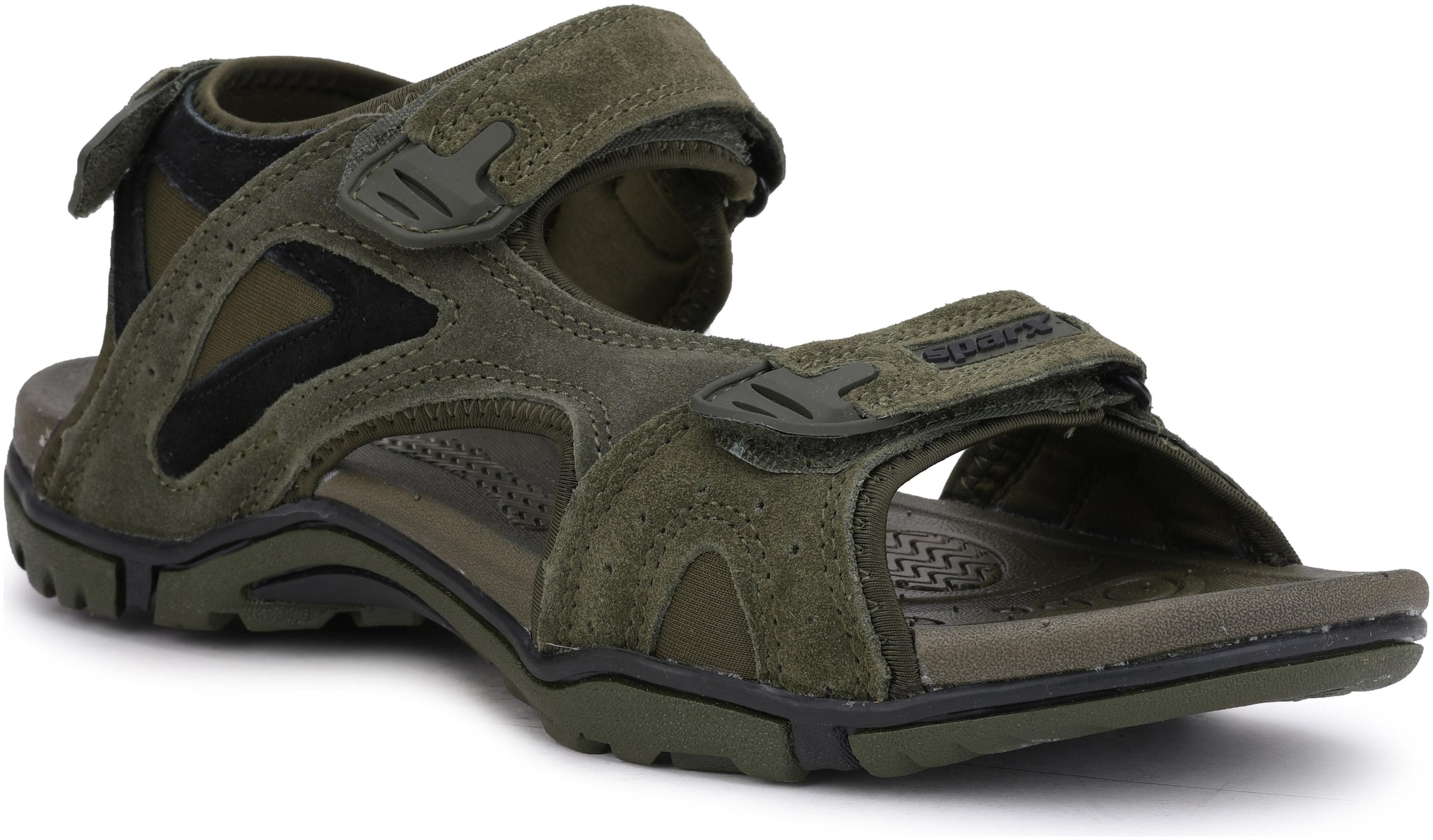 

Sparx Synthetic Solid Floater For Men Green