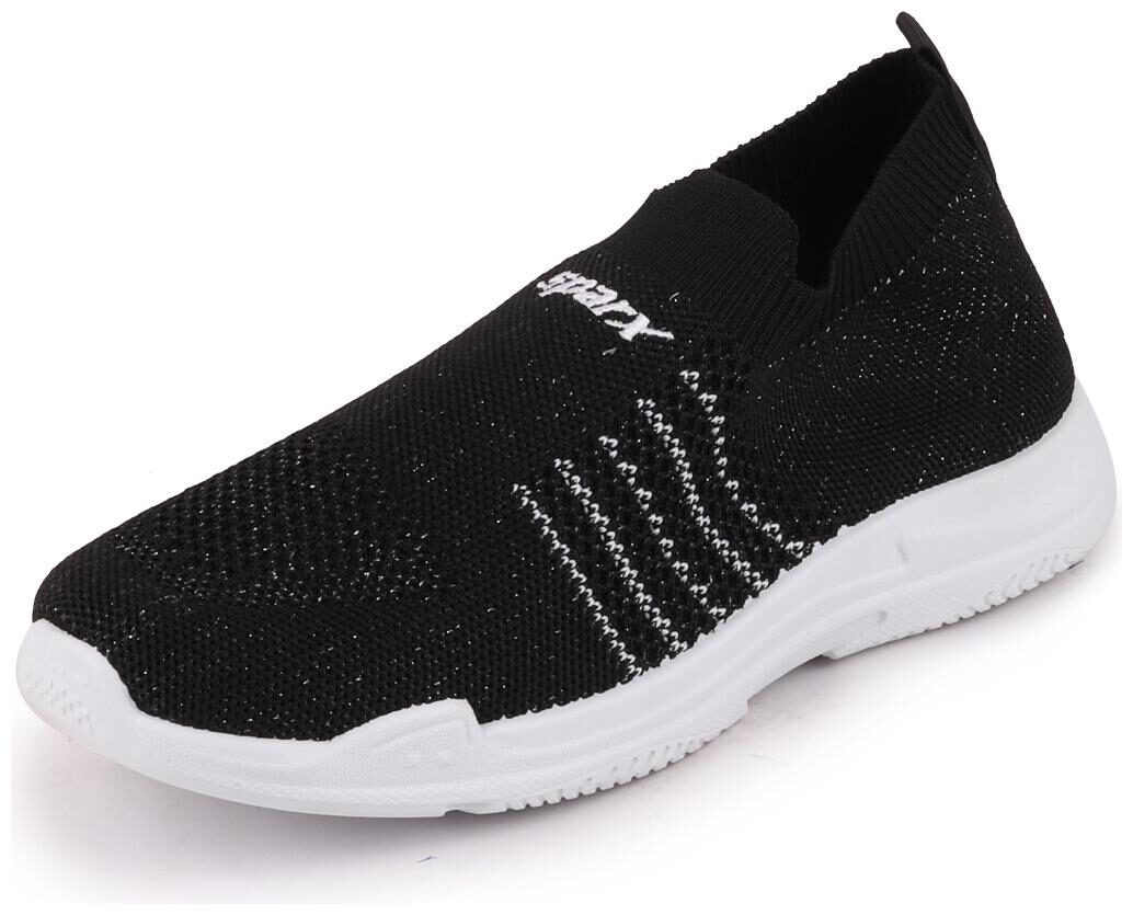 

Sparx Women SL-141 BLACK WHITE Walking Shoes ( Black )