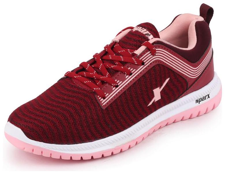 

Sparx Women SL 164 BURGANDY B PINK Running Shoes ( Red )