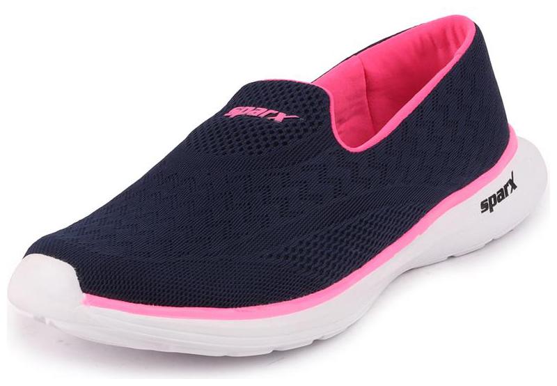

Sparx Women SL 165 NAVY BLUE PINK Walking Shoes ( Blue )