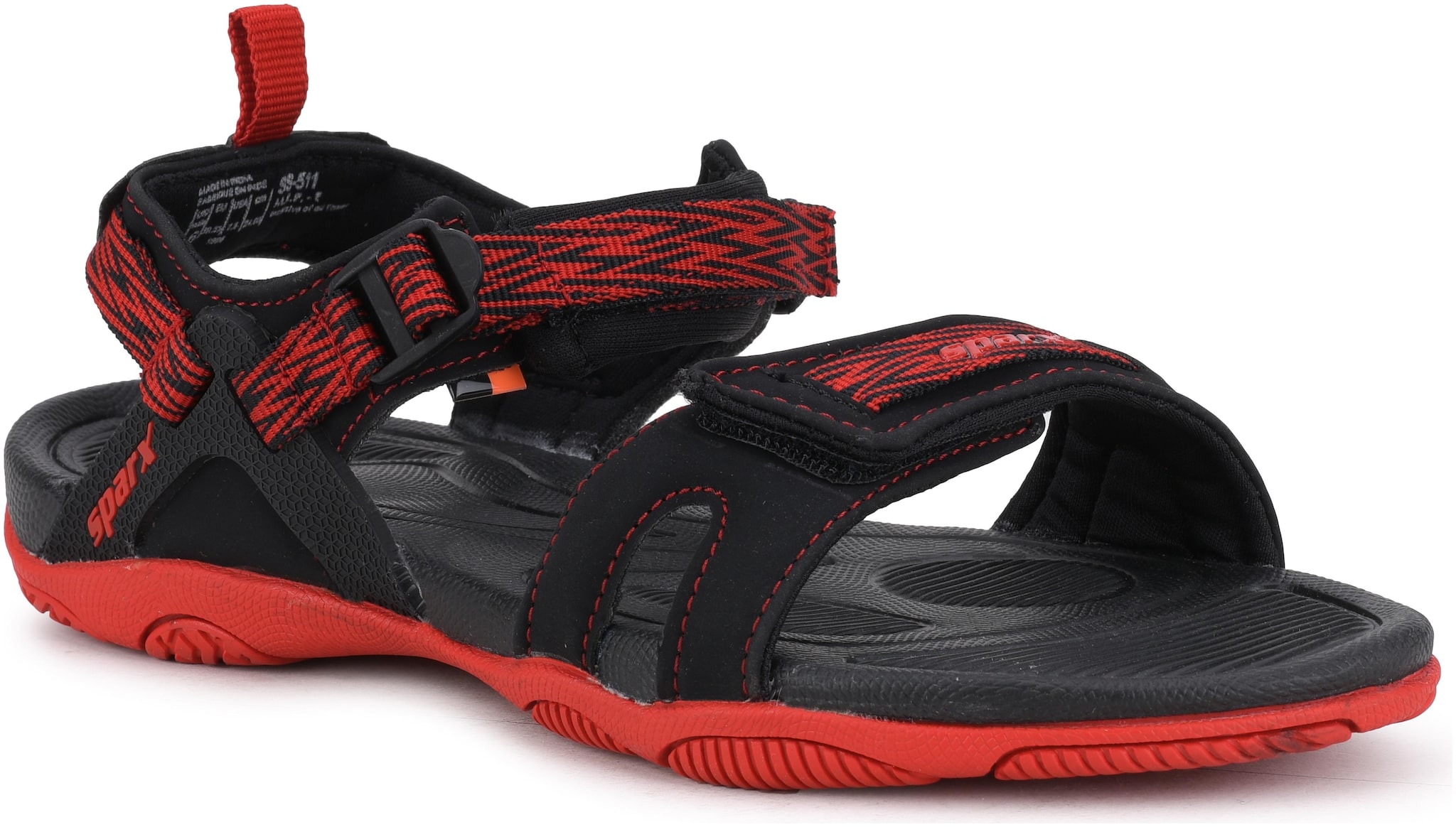 

Sparx Women Black Red Floaters