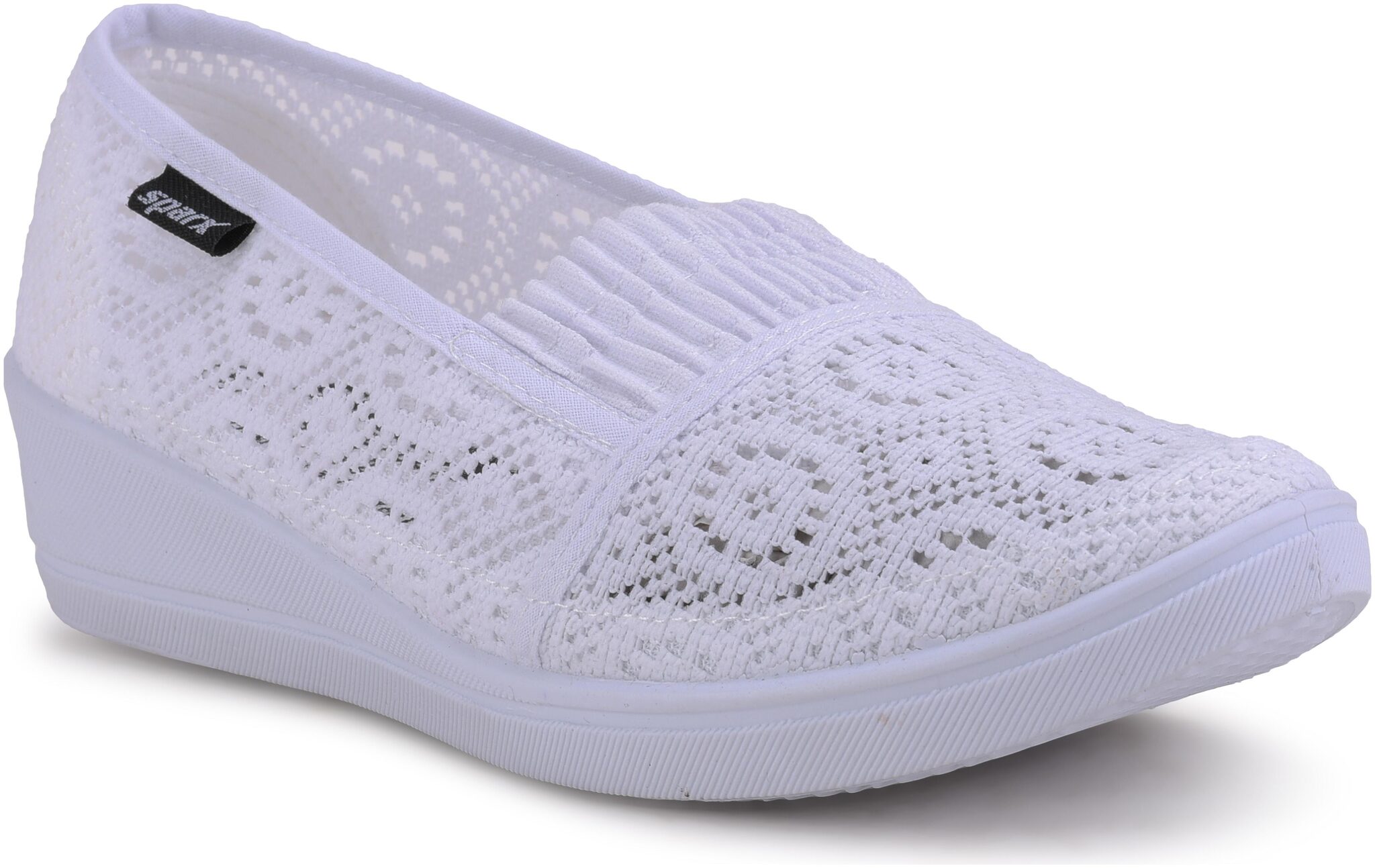

Sparx Women White Slip-On Shoes