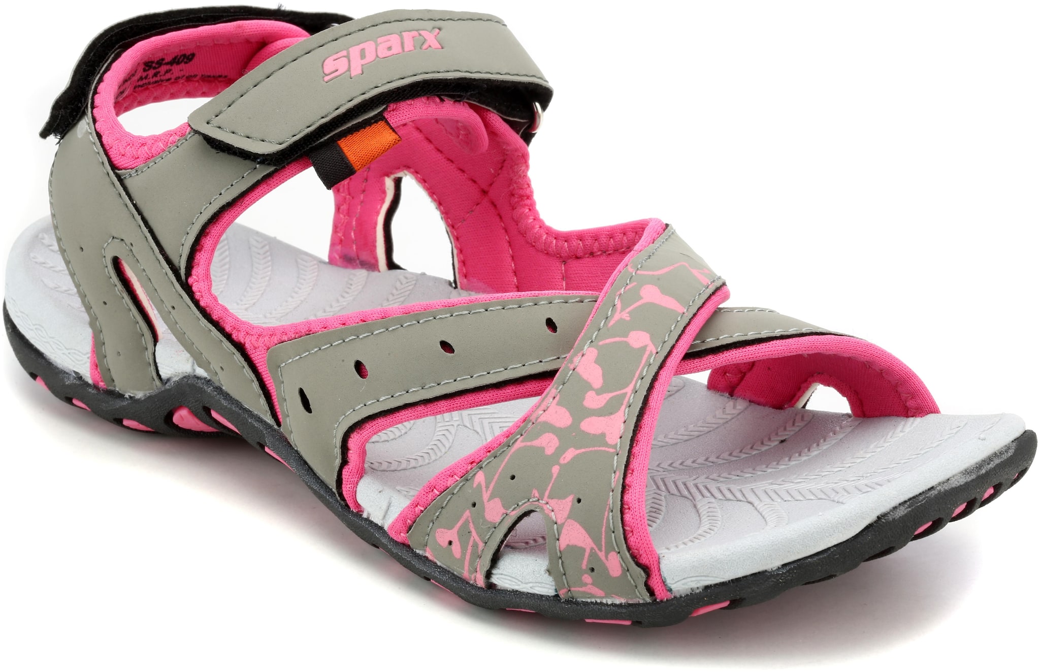 

Sparx Women Grey Pink Floaters