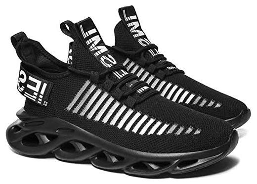 

HEY MEN Men Running Shoes ( Black )