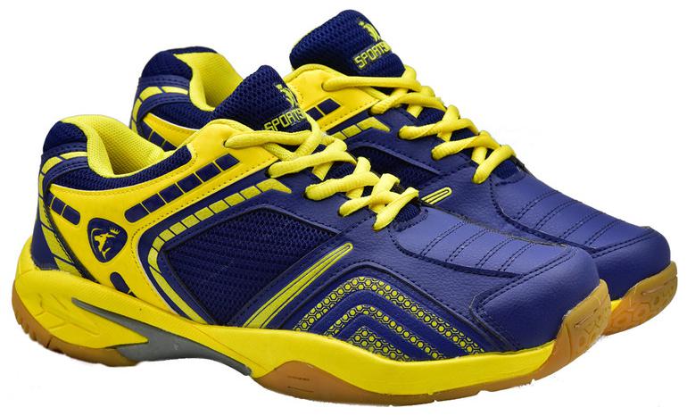 

Sportskraft Men Non Marking Badminton Squash Shoes (Navy)