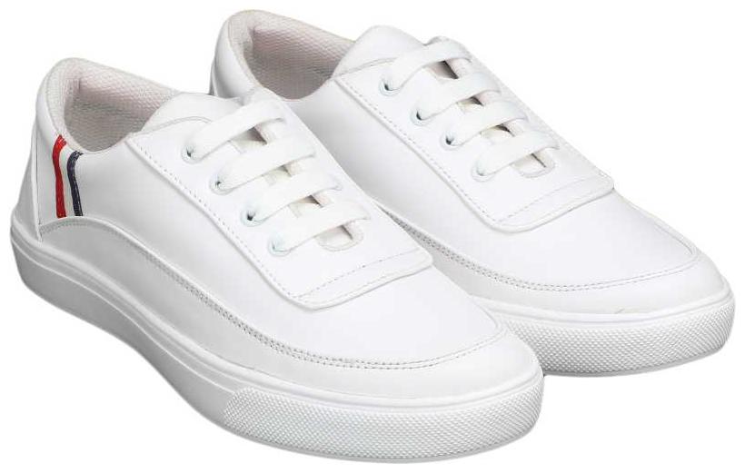 

SPOTLIVE Unisex White Casual Shoes - SNEAKER SHOES - WHITE PLAIN