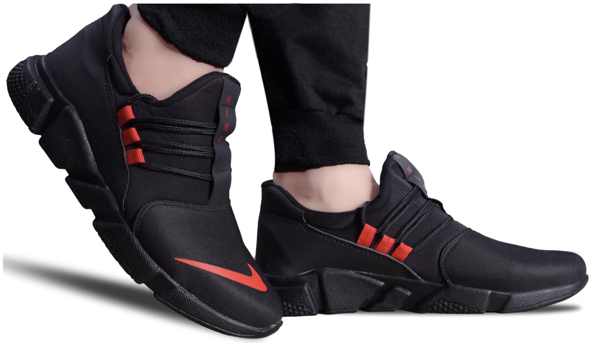 

SPOTLIVE Unisex TRENDY SHOES Trail Running Shoes ( Black )