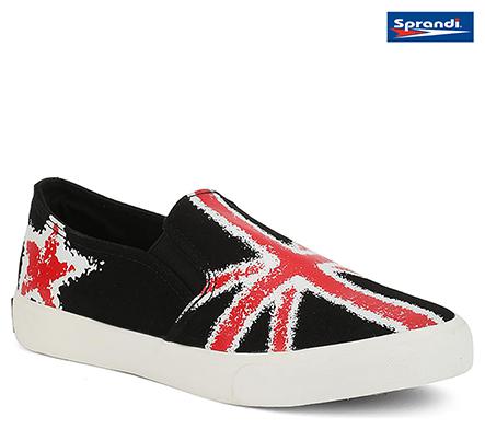 

Sprandi Britania Canvas Shoes for Men - Black