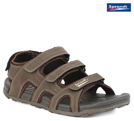 

Sprandi Web Sandals for Men - Brown