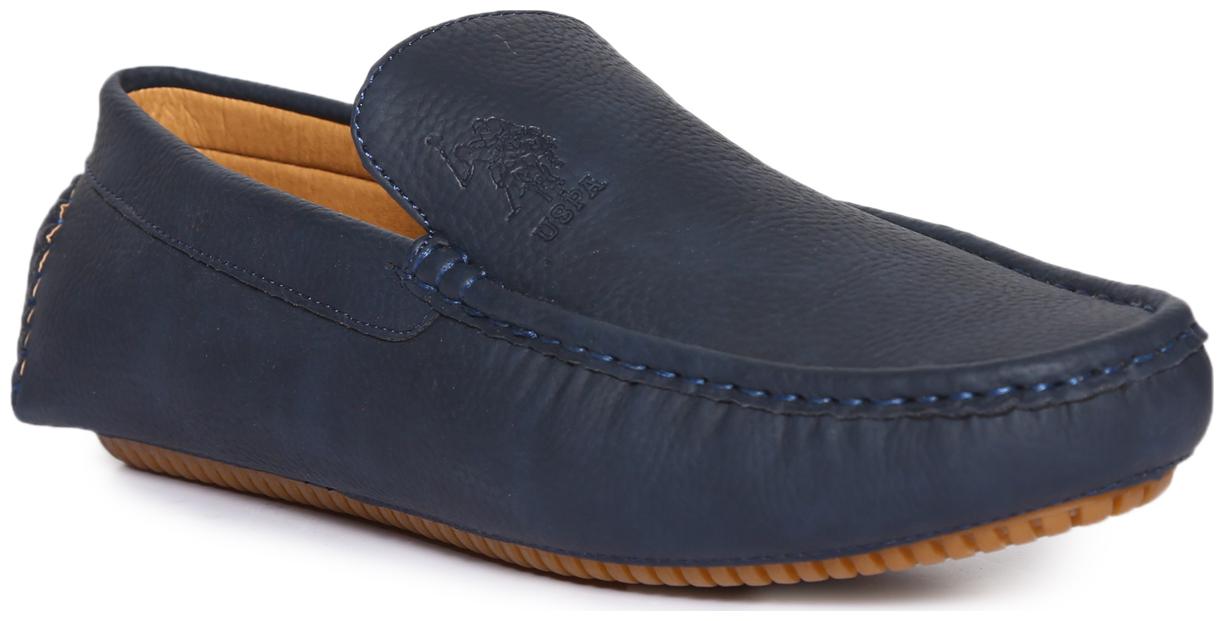 

U S Polo Assn Men Black Loafers - 2531913179