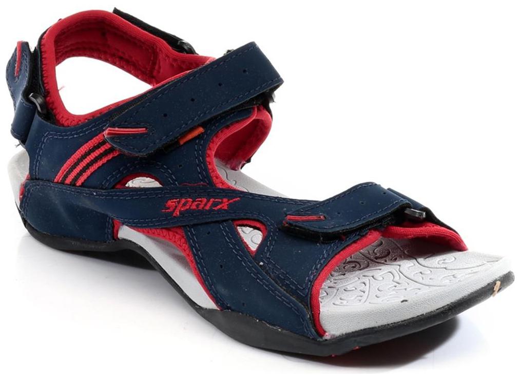 

Sparx Women s Blue Red Sandal (SS-432)