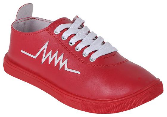 

STEPFIT Men Red Classic Sneakers