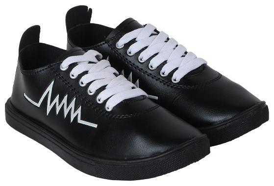 

STEPFIT Men Black Casual Shoes