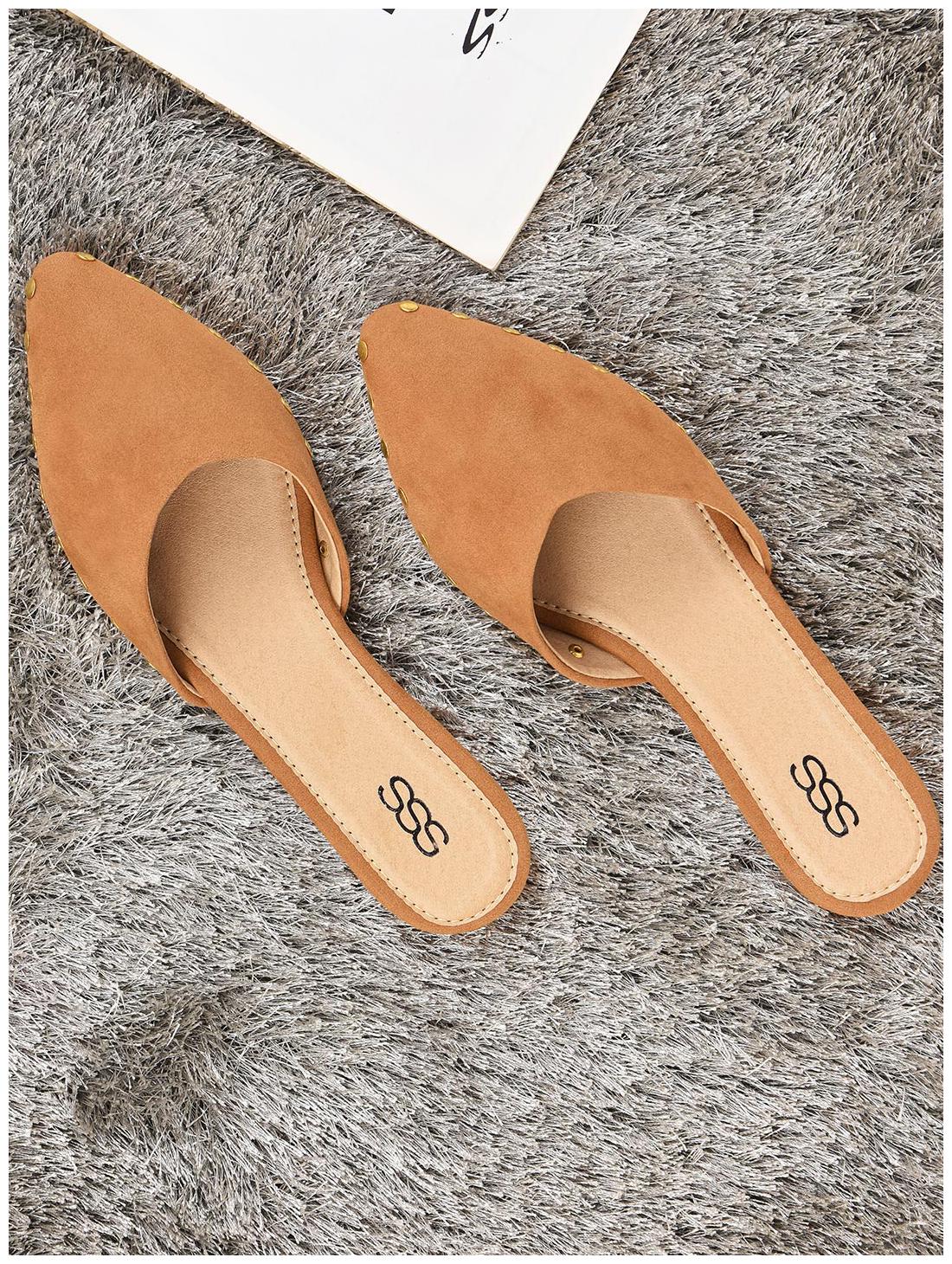 

STREETSTYLESTORE Women Beige Mules