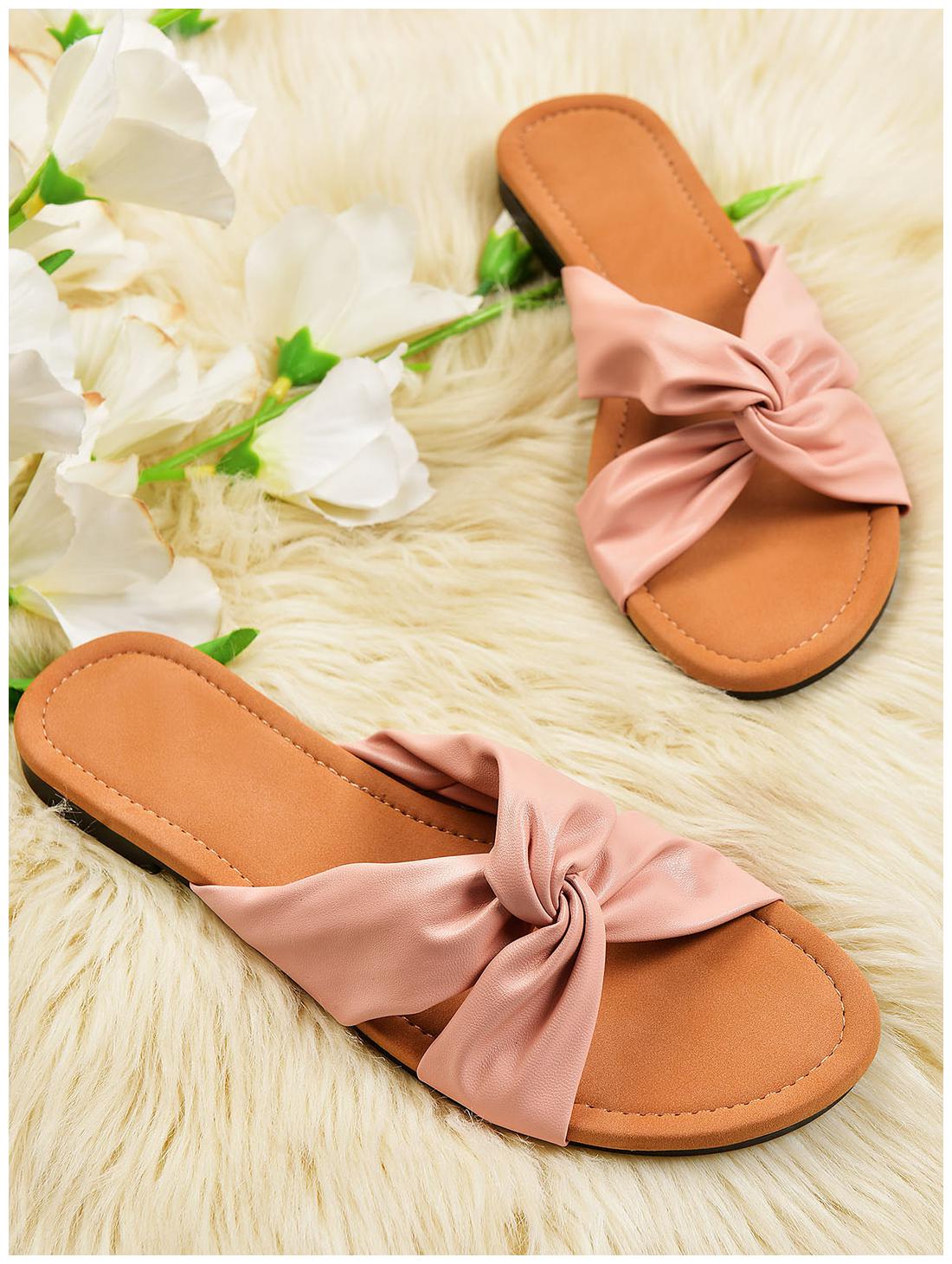 

STREETSTYLESTORE Women Pink Mules