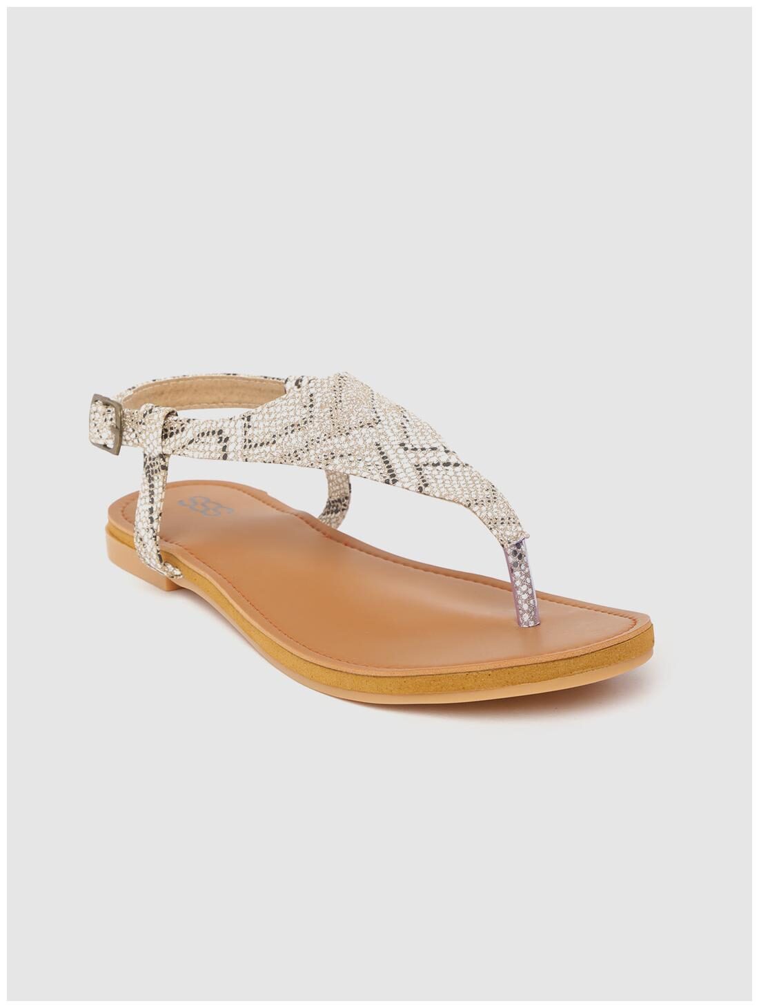 

STREETSTYLESTORE Women Tan One Toe Flats