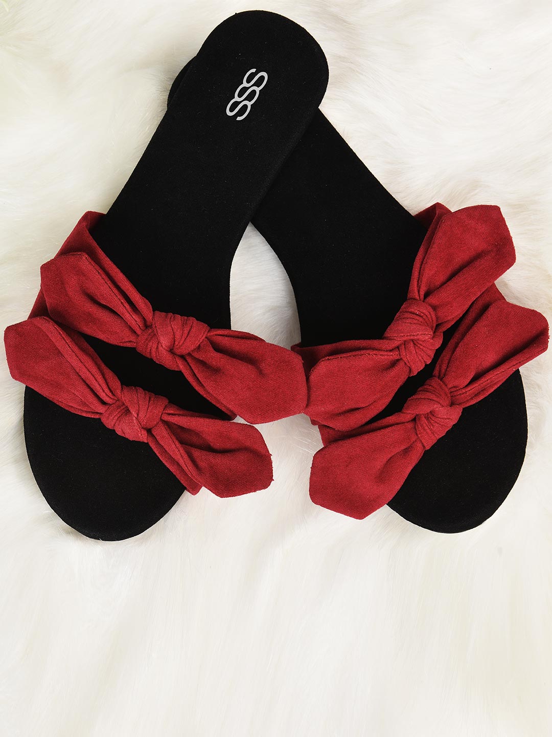 

STREETSTYLESTORE Women Maroon Open Toe Flats