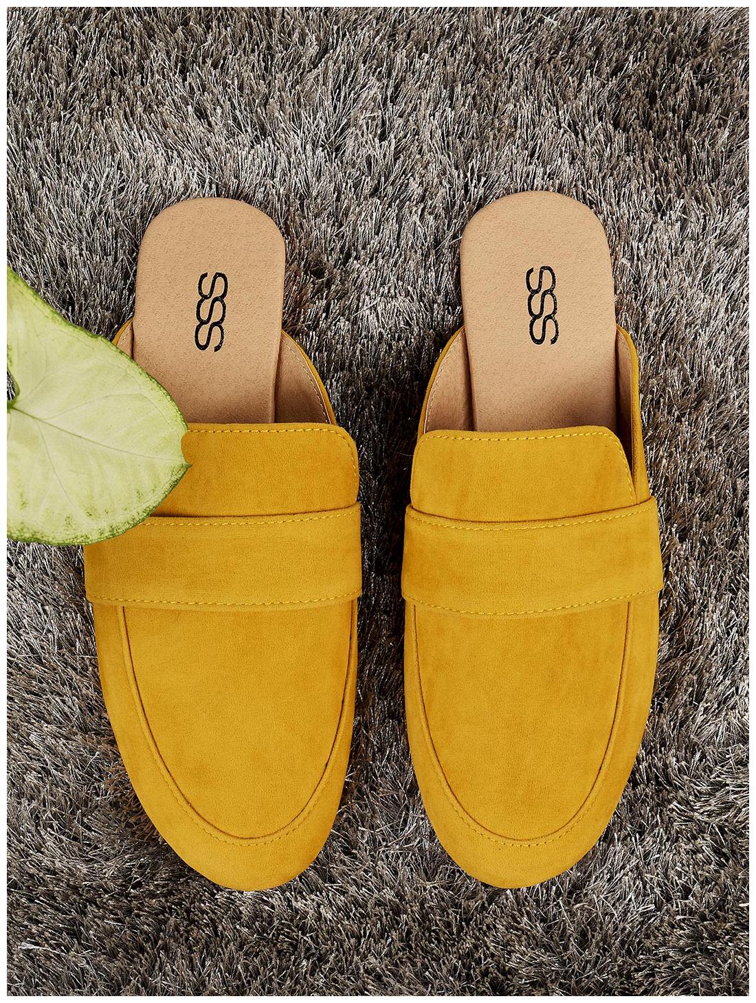 

STREETSTYLESTORE Women Yellow Mules