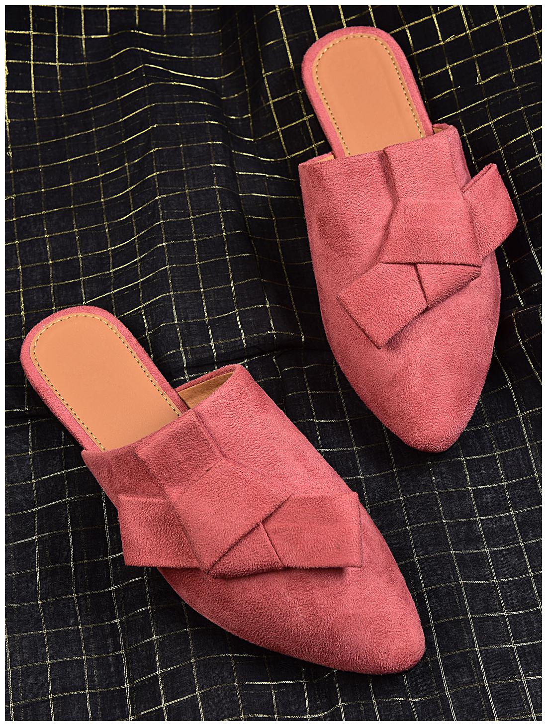 

STREETSTYLESTORE Women Pink Mules