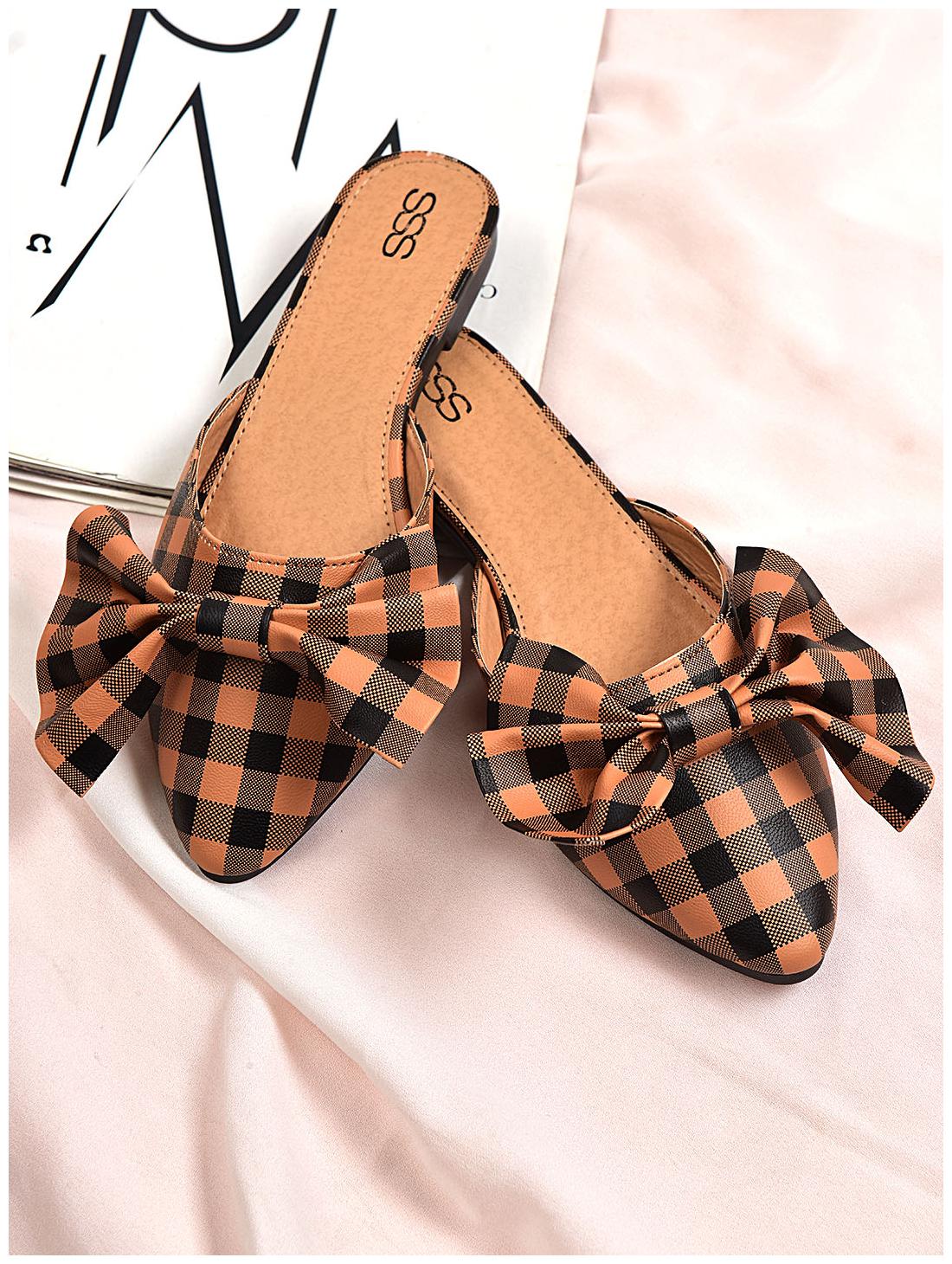 

STREETSTYLESTORE Women Tan Mules
