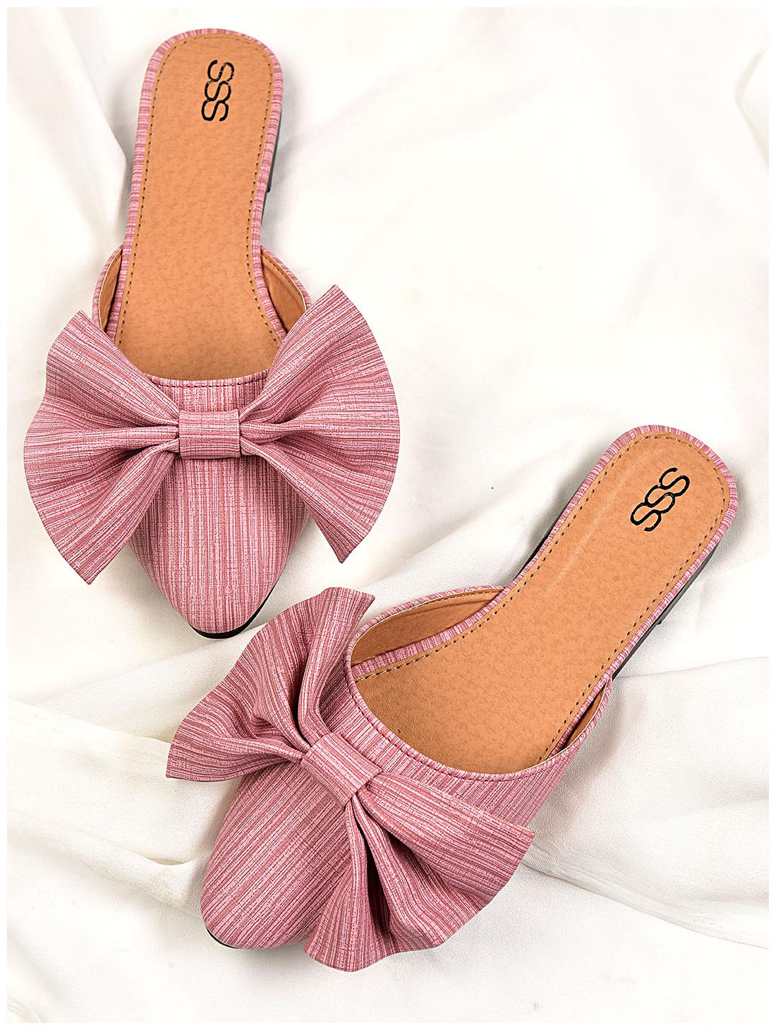 

STREETSTYLESTORE Women Pink Mules