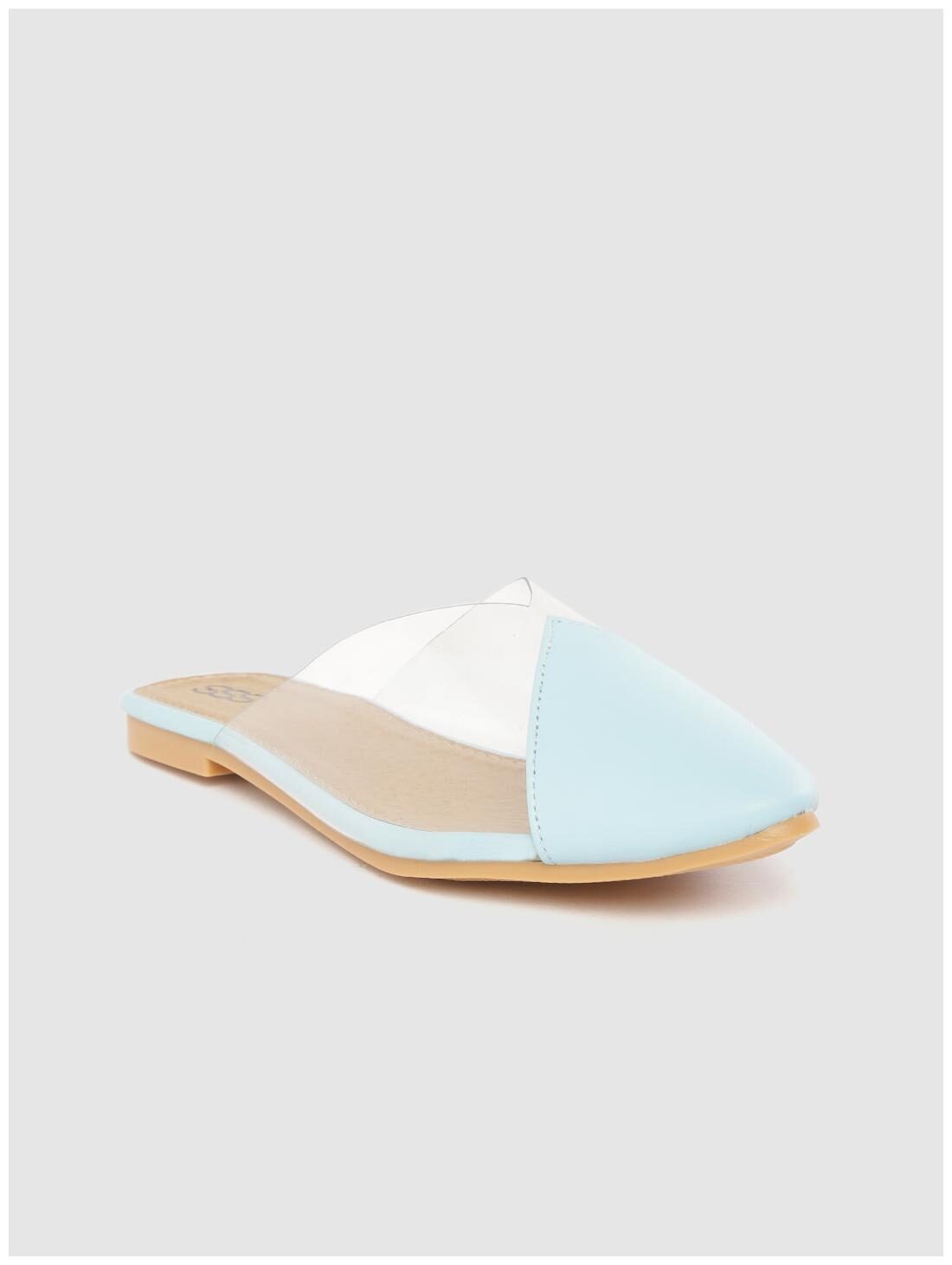 

STREETSTYLESTORE Women Turquoise Open Toe Flats