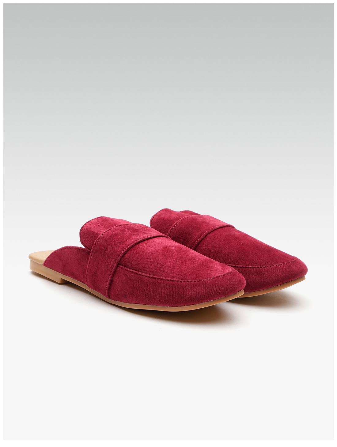 

STREETSTYLESTORE Women Maroon Mules