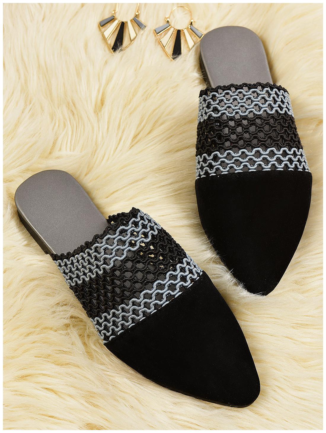 

STREETSTYLESTORE Women Black Mules