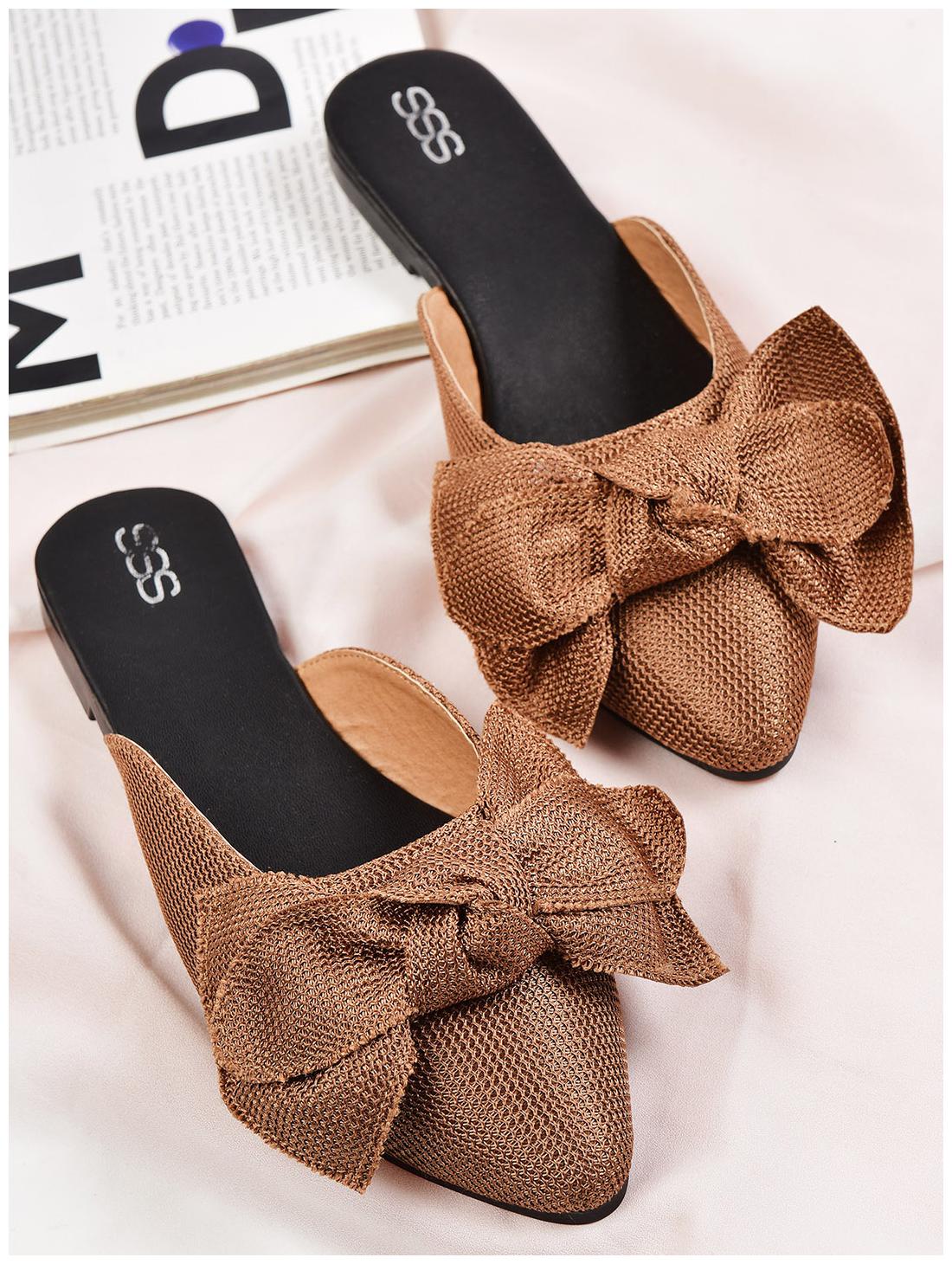 

STREETSTYLESTORE Women Brown Mules
