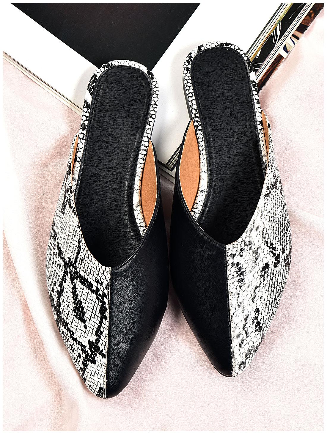 

STREETSTYLESTORE Women Silver Mules