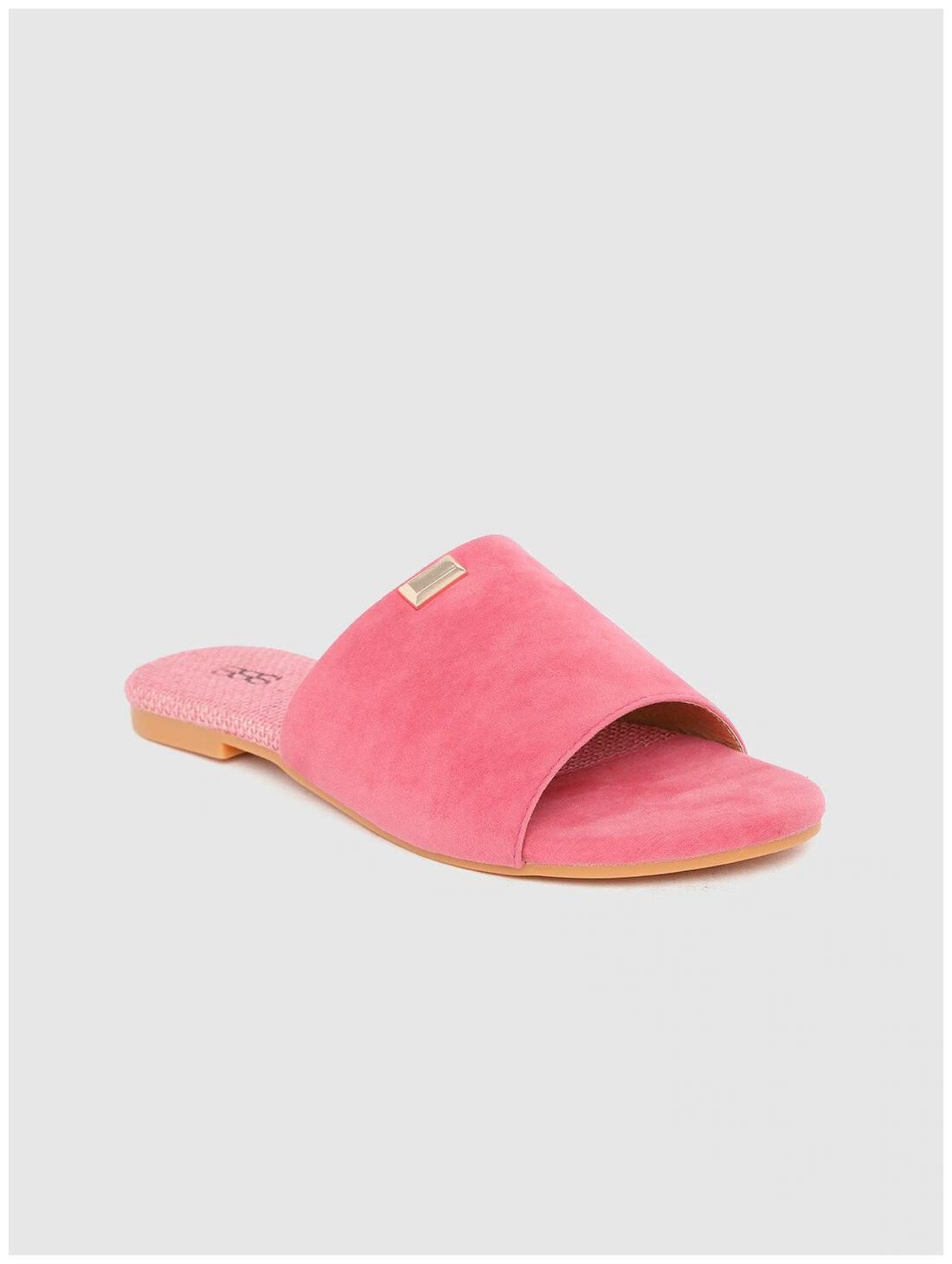 

STREETSTYLESTORE Women Pink One Toe Flats