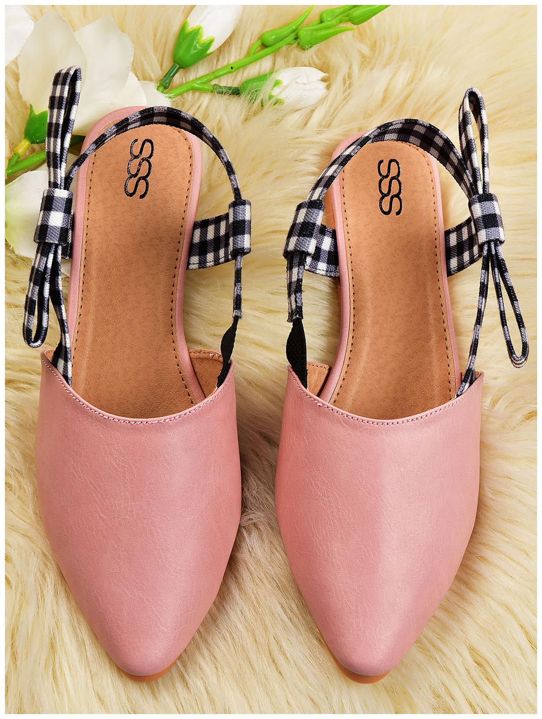 

STREETSTYLESTORE Women Pink Mules