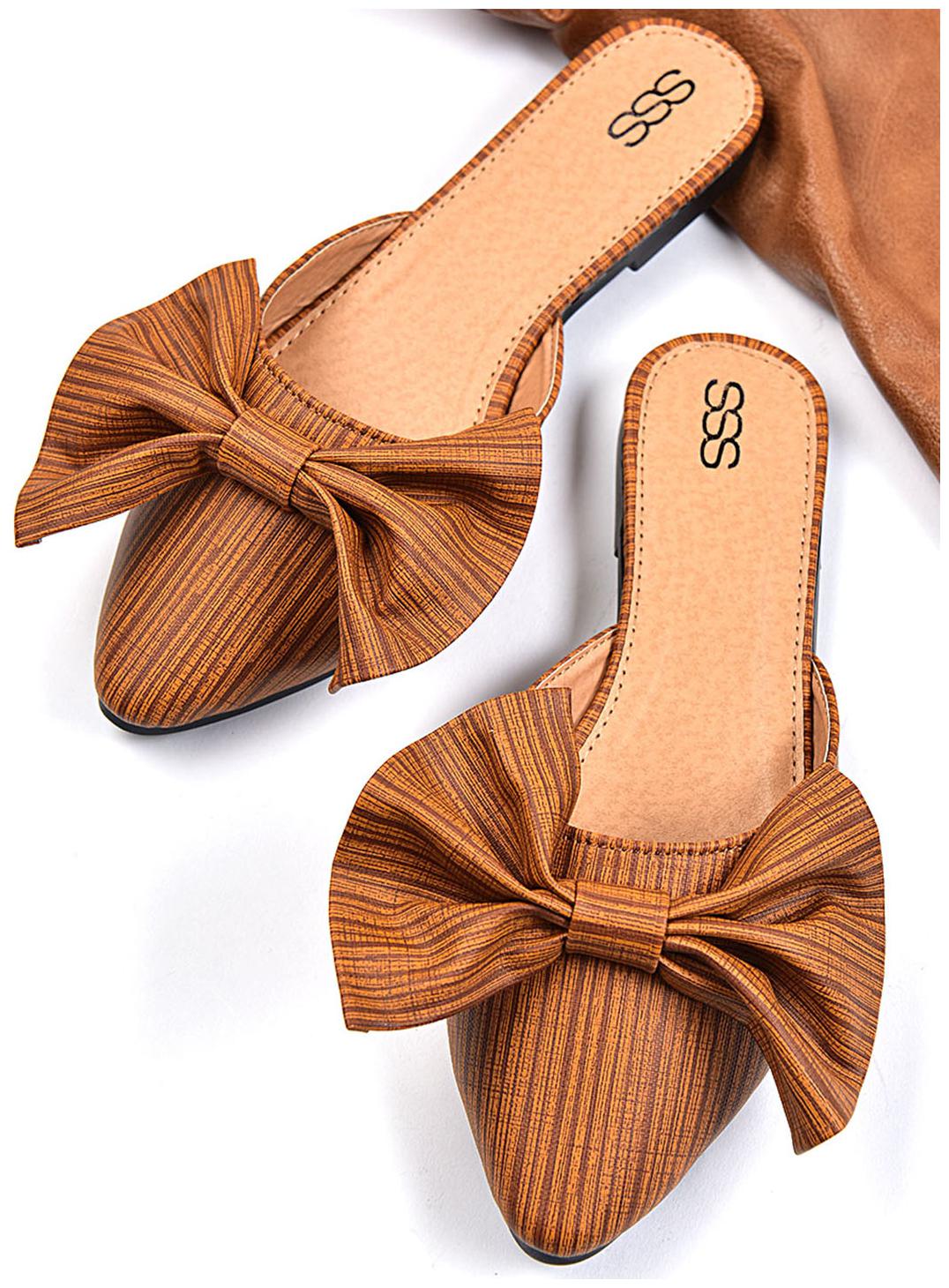 

STREETSTYLESTORE Women Brown Mules