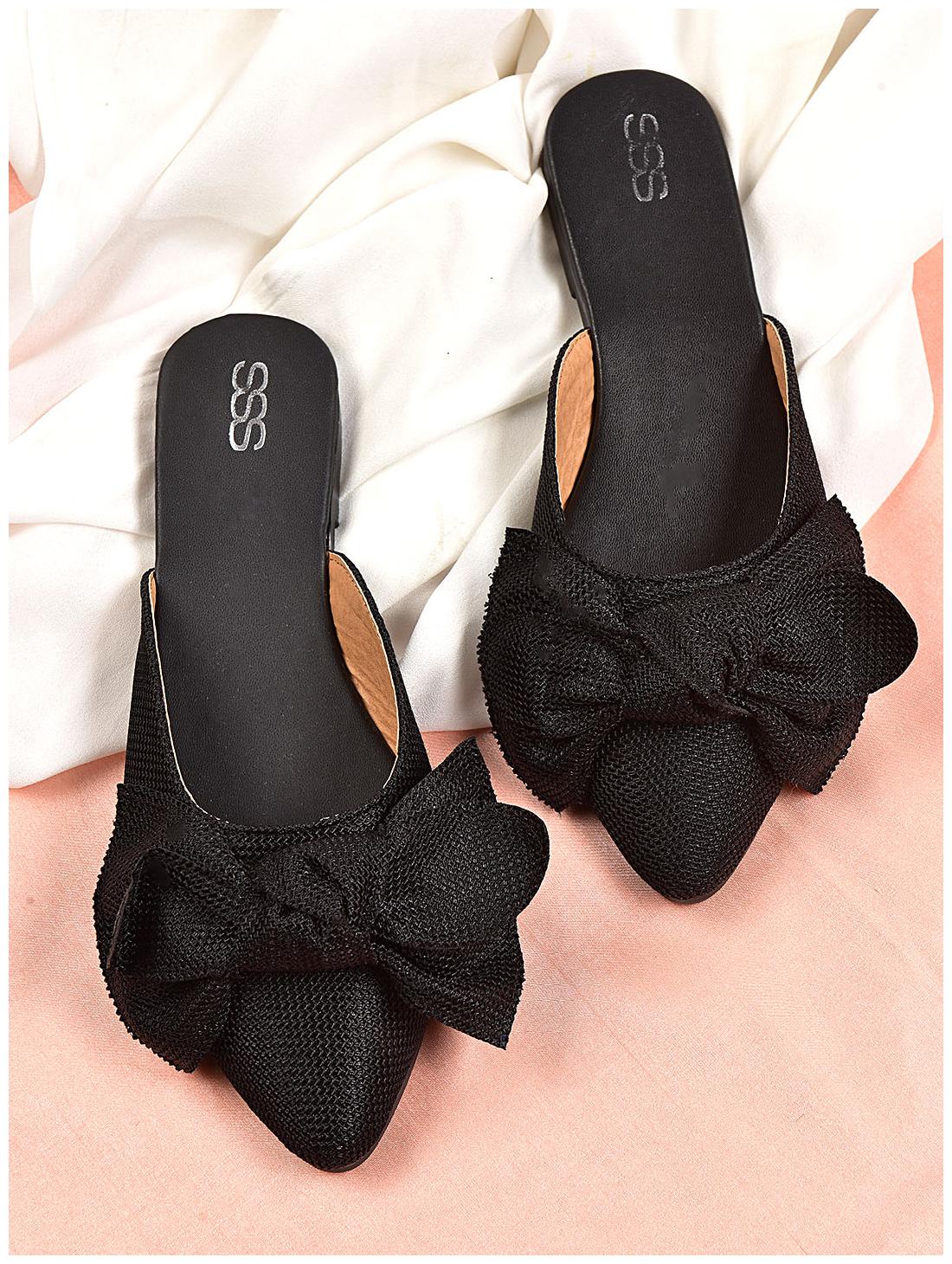 

STREETSTYLESTORE Women Black Mules